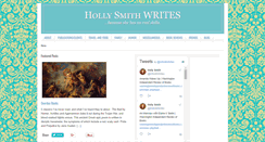 Desktop Screenshot of hollysmithwrites.com